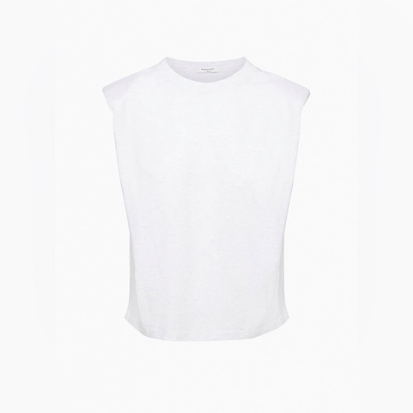 ARITZIA Babaton shoulder pad cropped t-shirt - Picture 2 of 4
